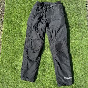 First Gear Racing Motorcycle Motocross Pants Mens Size 32 Hypertex‎ Padded Black